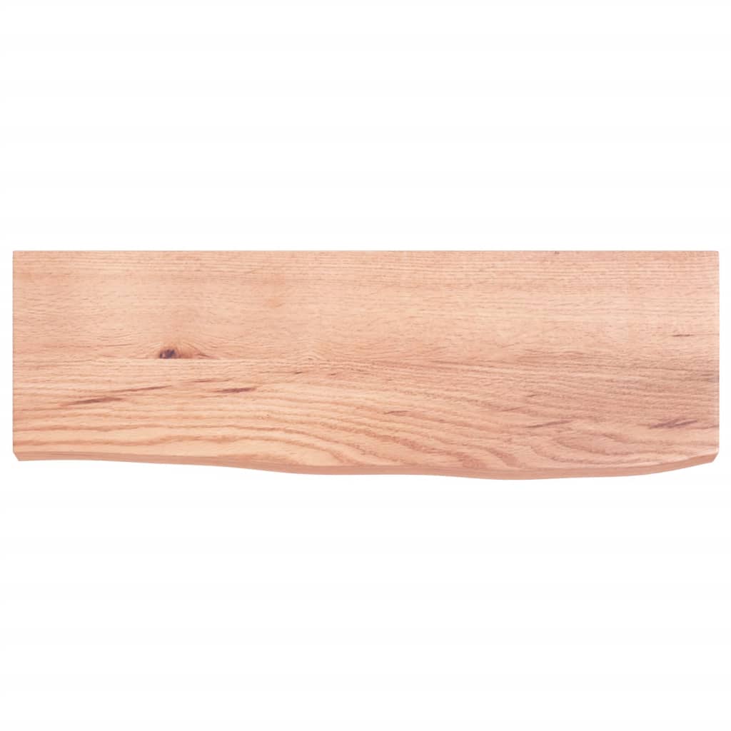 vidaXL Poliță perete maro deschis 60x20x4 cm lemn masiv stejar tratat