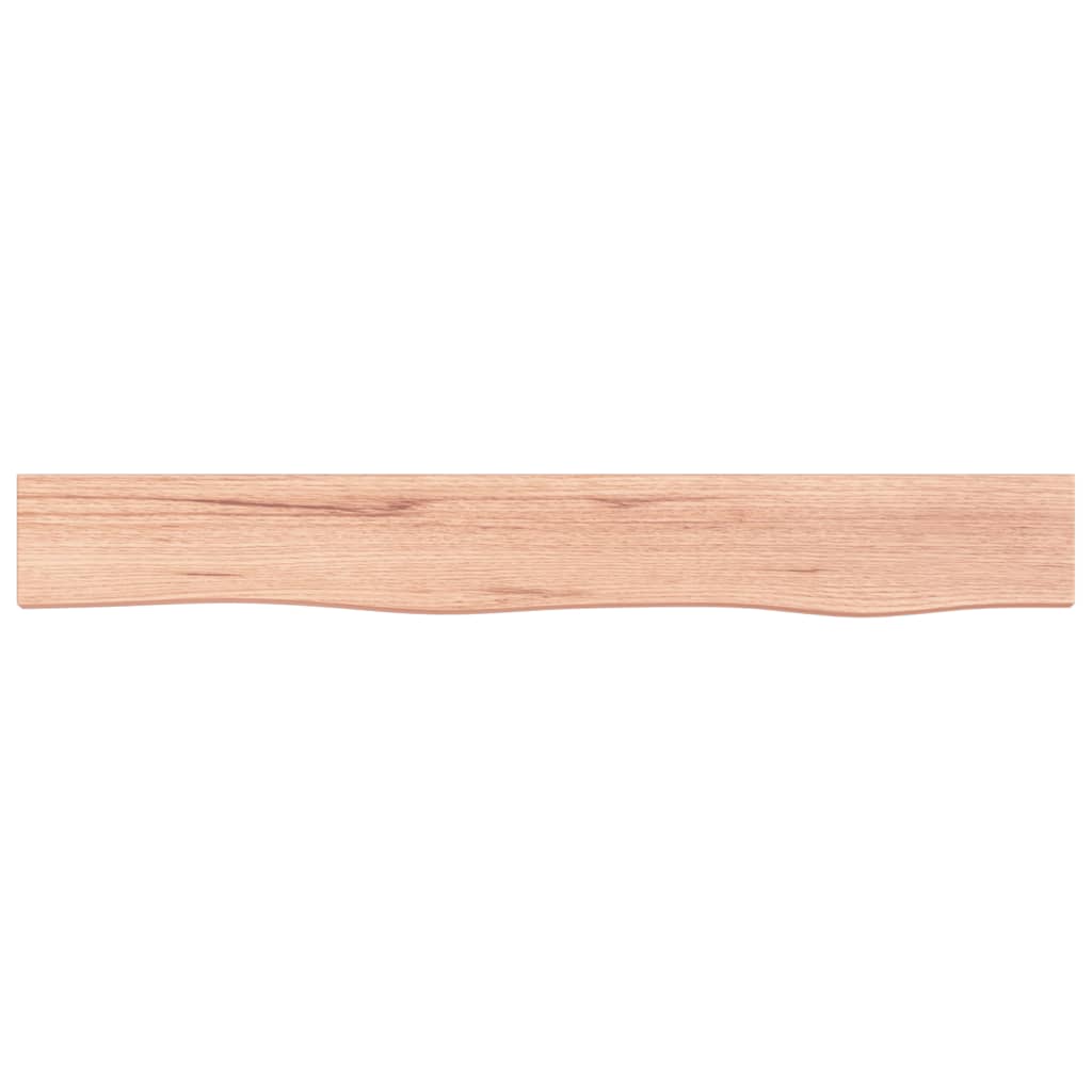 vidaXL Poliță perete maro deschis 80x10x4 cm lemn masiv stejar tratat vidaXL Poliță perete maro deschis 80x10x4 cm lemn masiv stejar tratat