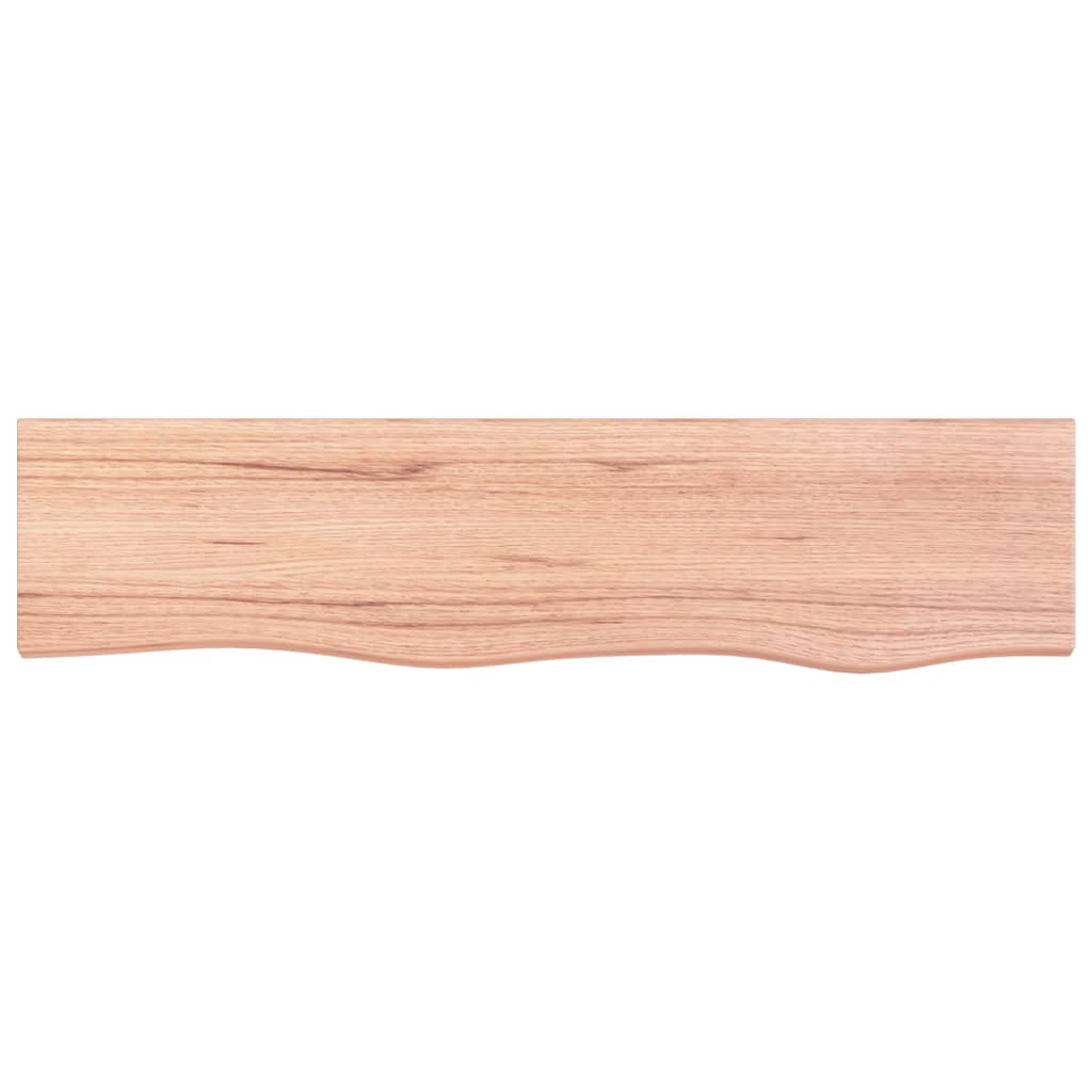vidaXL Poliță perete maro deschis 80x20x2 cm lemn masiv stejar tratat vidaXL Poliță perete maro deschis 80x20x2 cm lemn masiv stejar tratat