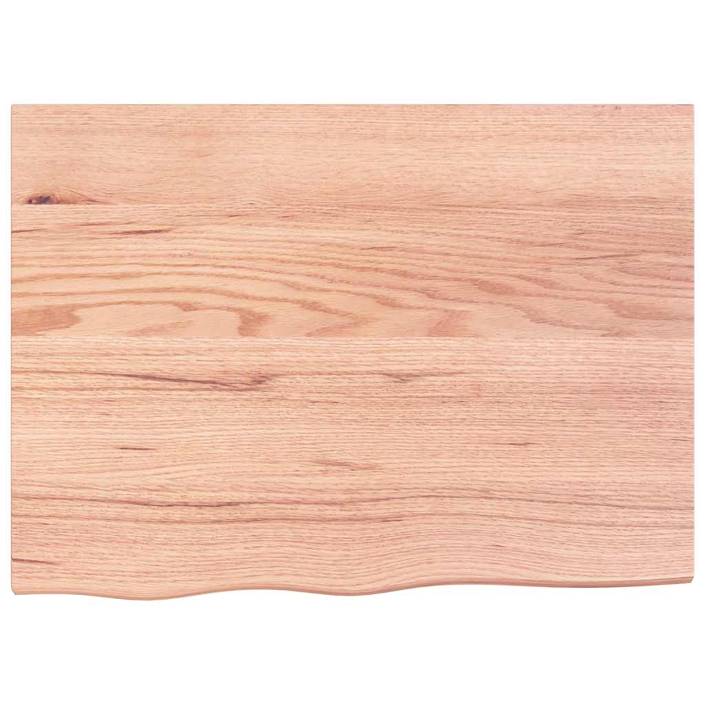 vidaXL Raft de perete maro deschis 80x60x(2-6) cm lemn stejar tratat vidaXL Raft de perete maro deschis 80x60x(2-6) cm lemn stejar tratat