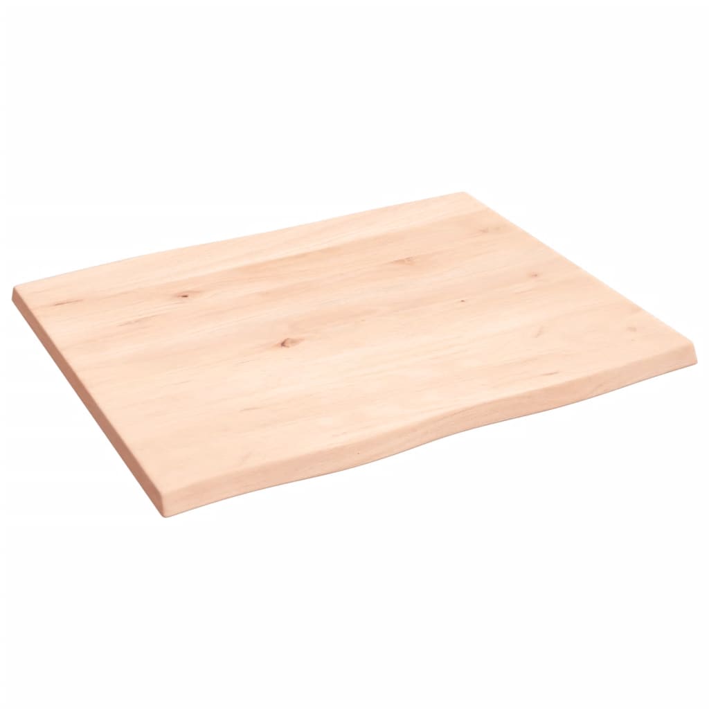 vidaXL Blat masă 60x50x2 cm lemn masiv stejar netratat contur organic vidaXL Blat masă 60x50x2 cm lemn masiv stejar netratat contur organic
