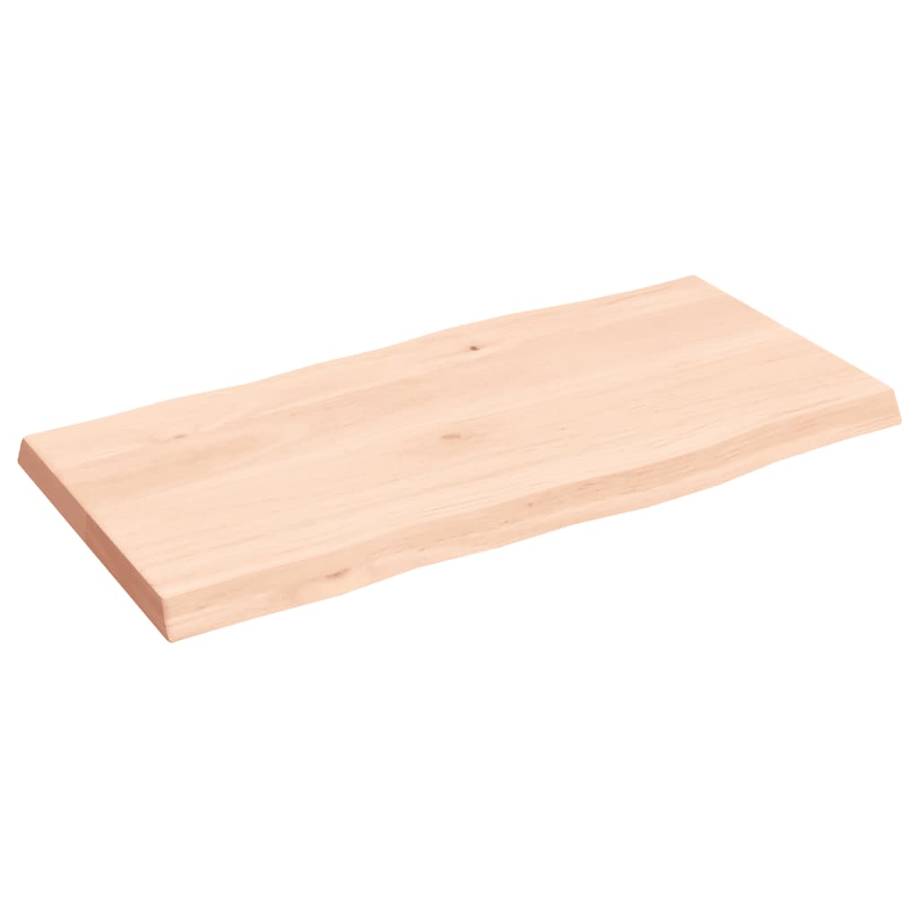 vidaXL Blat masă 80x40x(2-4) cm lemn stejar netratat contur organic vidaXL Blat masă 80x40x(2-4) cm lemn stejar netratat contur organic