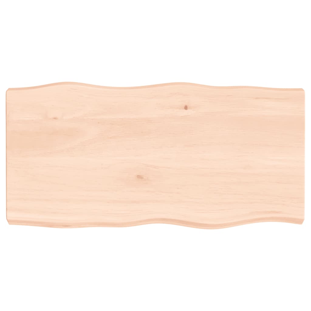 vidaXL Blat masă 80x40x(2-6) cm lemn stejar netratat contur organic vidaXL Blat masă 80x40x(2-6) cm lemn stejar netratat contur organic