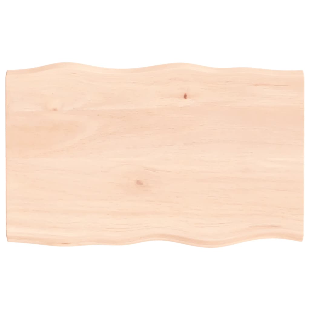 vidaXL Blat masă 80x50x2 cm lemn masiv stejar netratat contur organic vidaXL Blat masă 80x50x2 cm lemn masiv stejar netratat contur organic