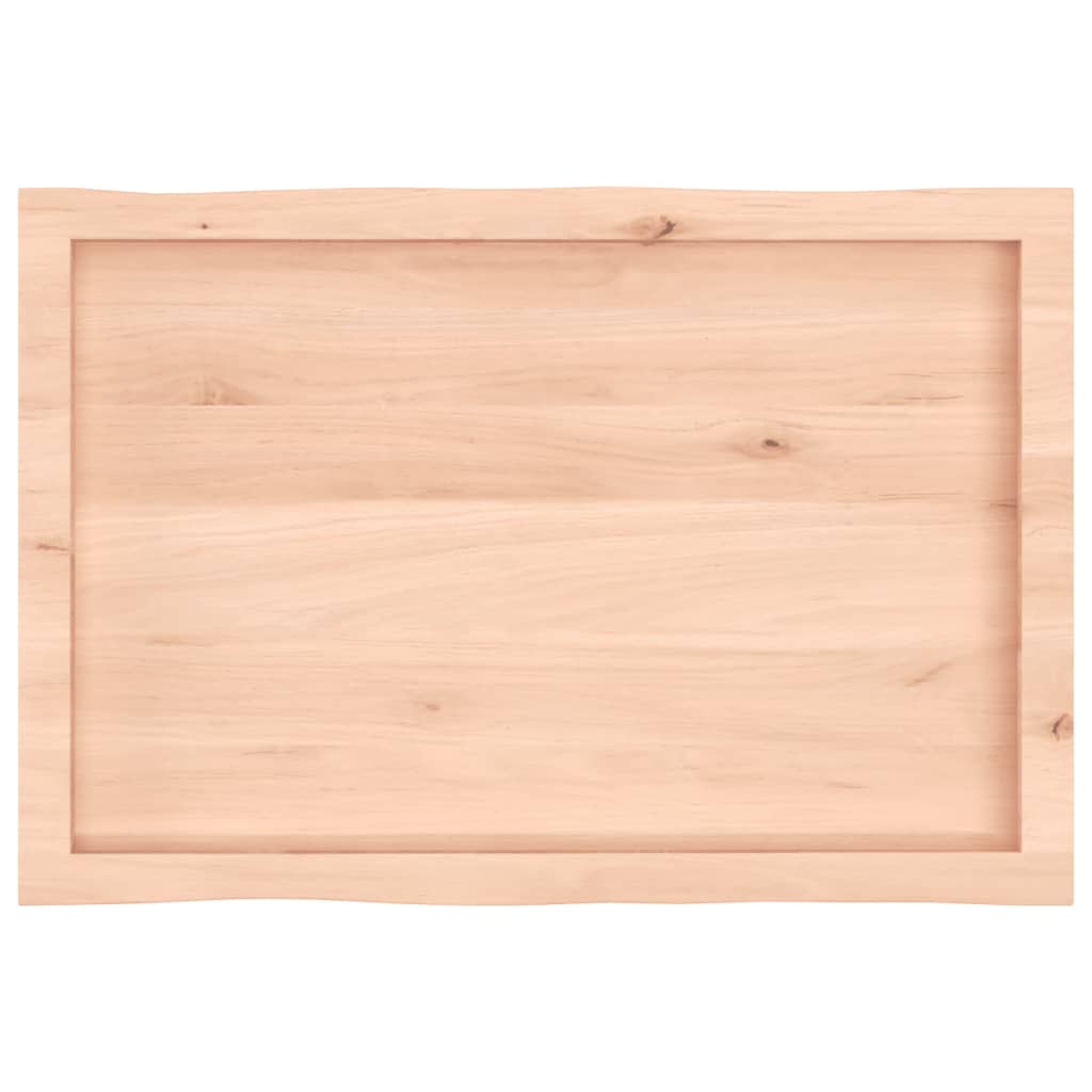 vidaXL Blat masă 80x50x(2-4) cm lemn stejar netratat contur organic vidaXL Blat masă 80x50x(2-4) cm lemn stejar netratat contur organic