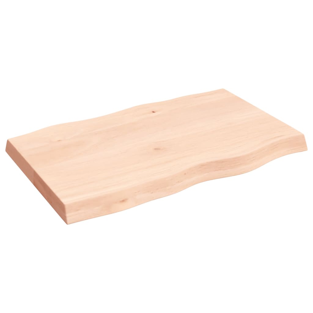 vidaXL Blat masă 80x50x(2-6) cm lemn stejar netratat contur organic vidaXL Blat masă 80x50x(2-6) cm lemn stejar netratat contur organic