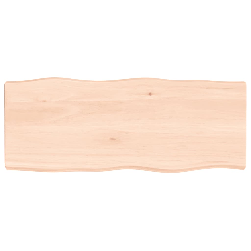 vidaXL Blat masă 100x40x(2-6) cm lemn stejar netratat contur organic