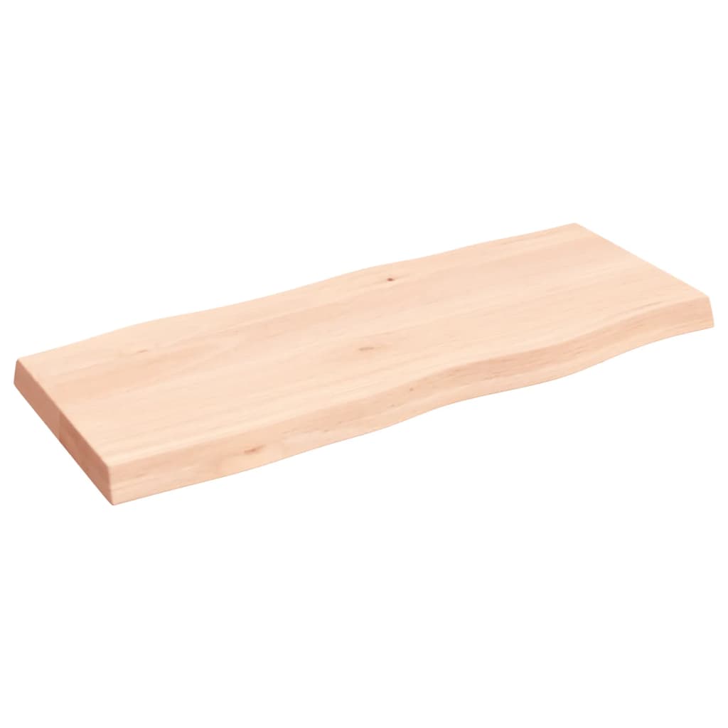 vidaXL Blat masă 100x40x(2-6) cm lemn stejar netratat contur organic