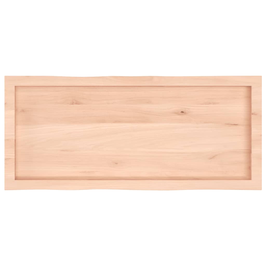 vidaXL Blat masă 100x40x(2-6) cm lemn stejar netratat contur organic