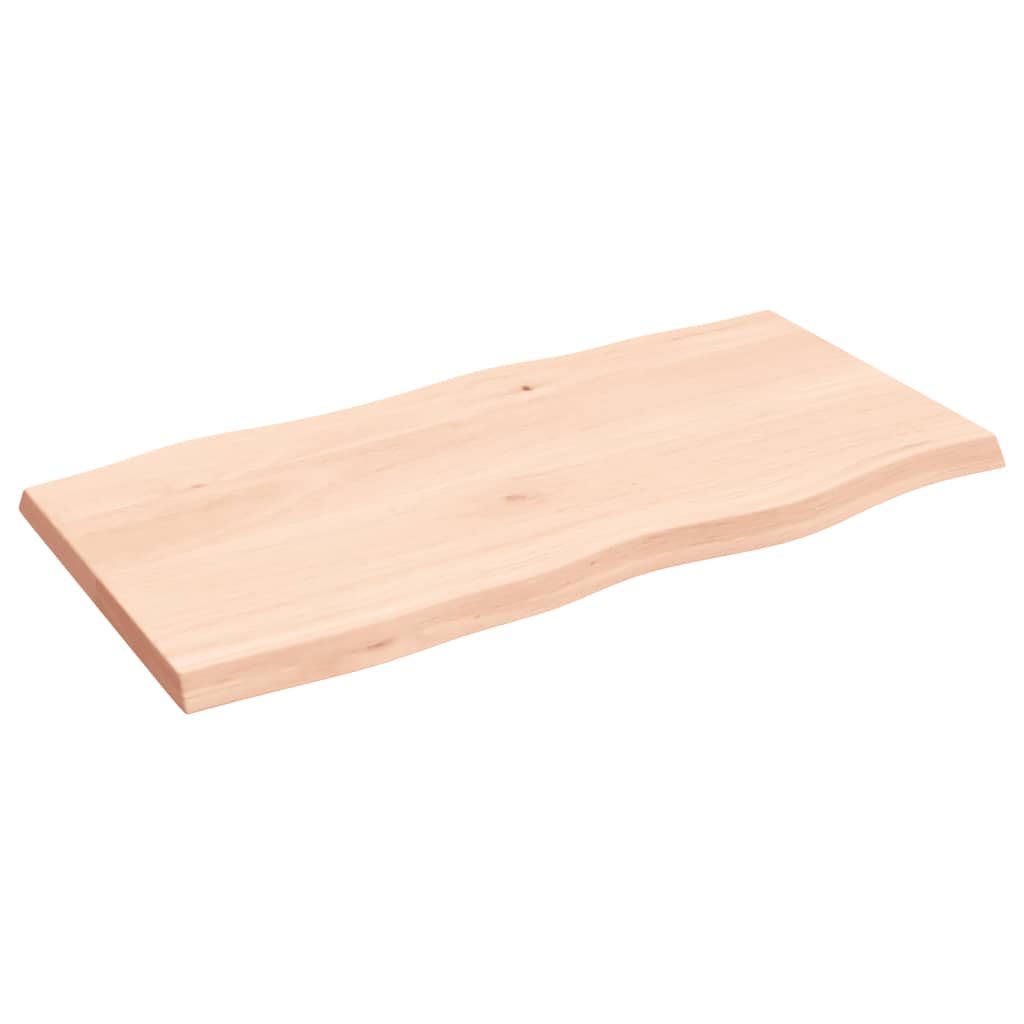 vidaXL Blat masă 100x50x(2-4) cm lemn stejar netratat contur organic vidaXL Blat masă 100x50x(2-4) cm lemn stejar netratat contur organic