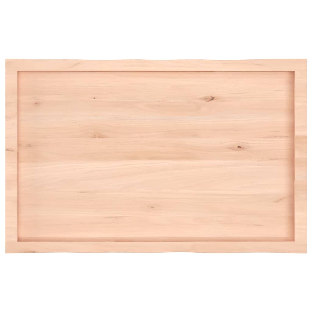 vidaXL Blat masă 100x60x(2-4) cm lemn stejar netratat contur organic