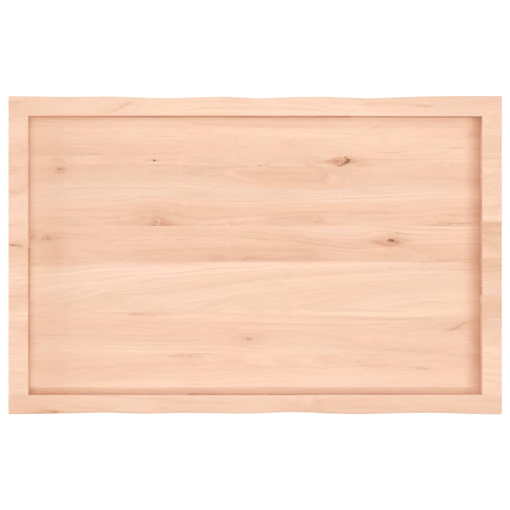 vidaXL Blat masă 100x60x(2-6) cm lemn stejar netratat contur organic