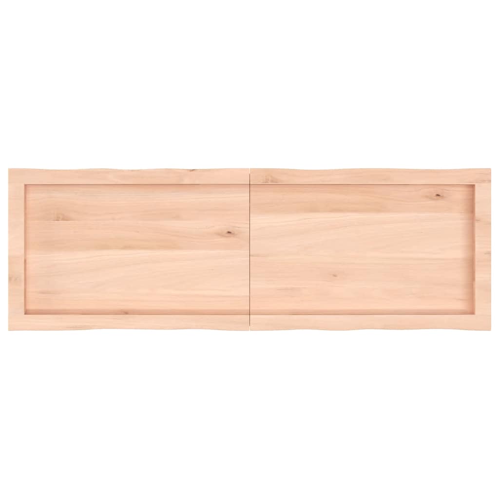 vidaXL Blat masă 140x60x(2-6) cm lemn stejar netratat contur organic