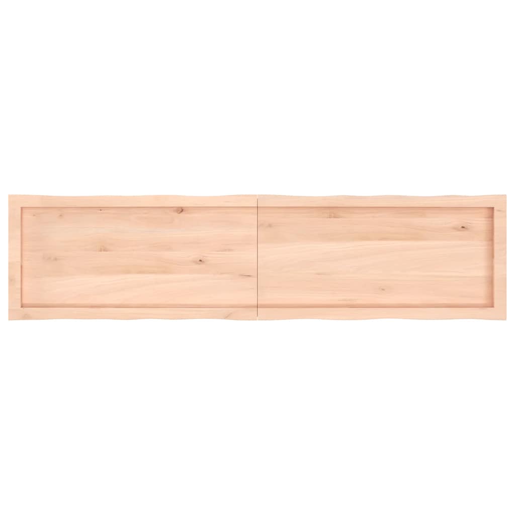 vidaXL Blat masă 160x40x(2-6) cm lemn stejar netratat contur organic