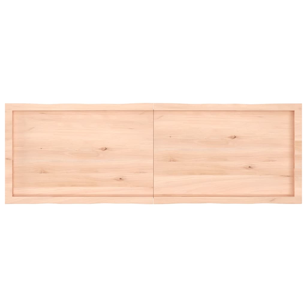 vidaXL Blat masă 160x50x(2-6) cm lemn stejar netratat contur organic