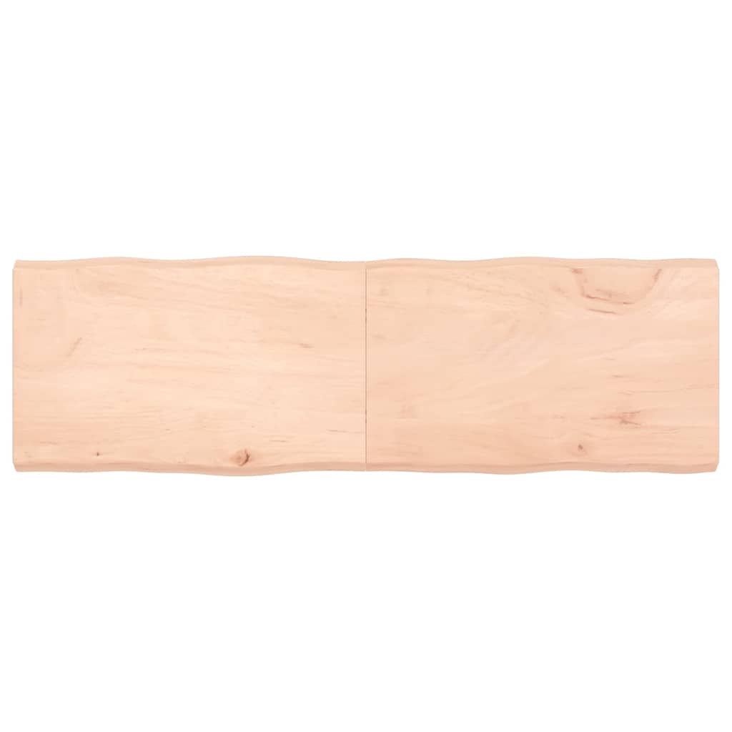 vidaXL Blat masă 160x50x(2-6) cm lemn stejar netratat contur organic