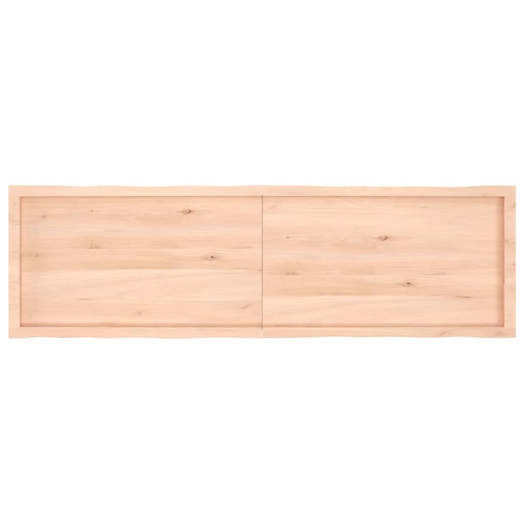 vidaXL Blat masă 180x50x(2-6) cm lemn stejar netratat contur organic