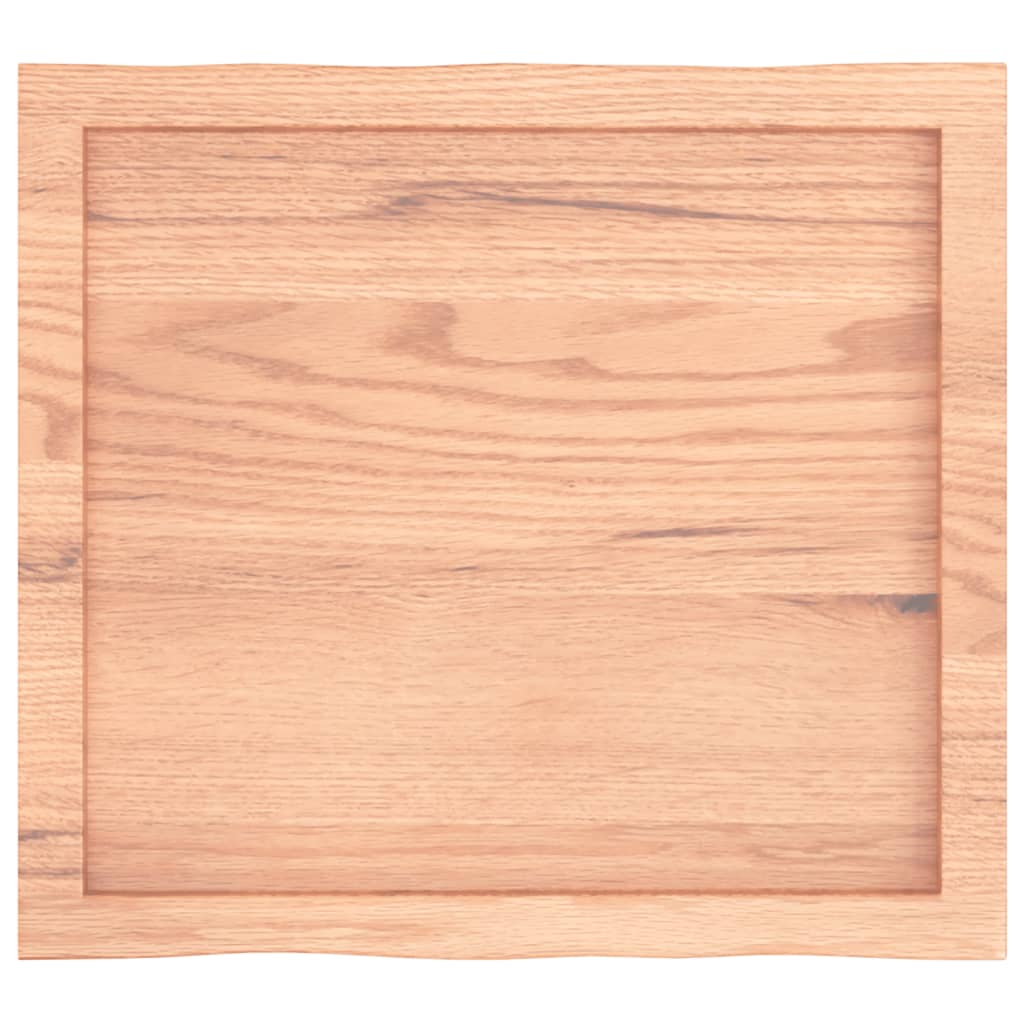 vidaXL Blat masă, 60x50x(2-4) cm, maro, lemn tratat contur organic