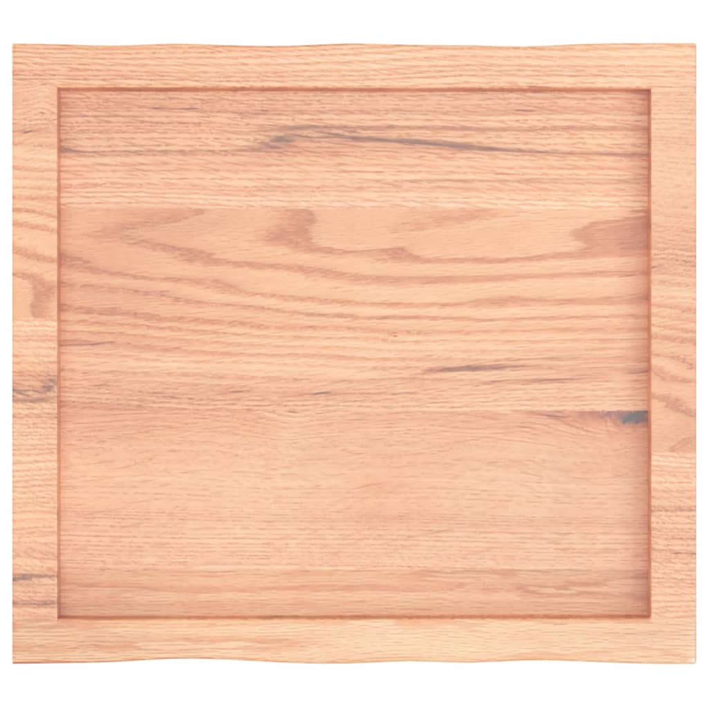 vidaXL Blat masă, 60x50x(2-6) cm, maro, lemn tratat contur organic