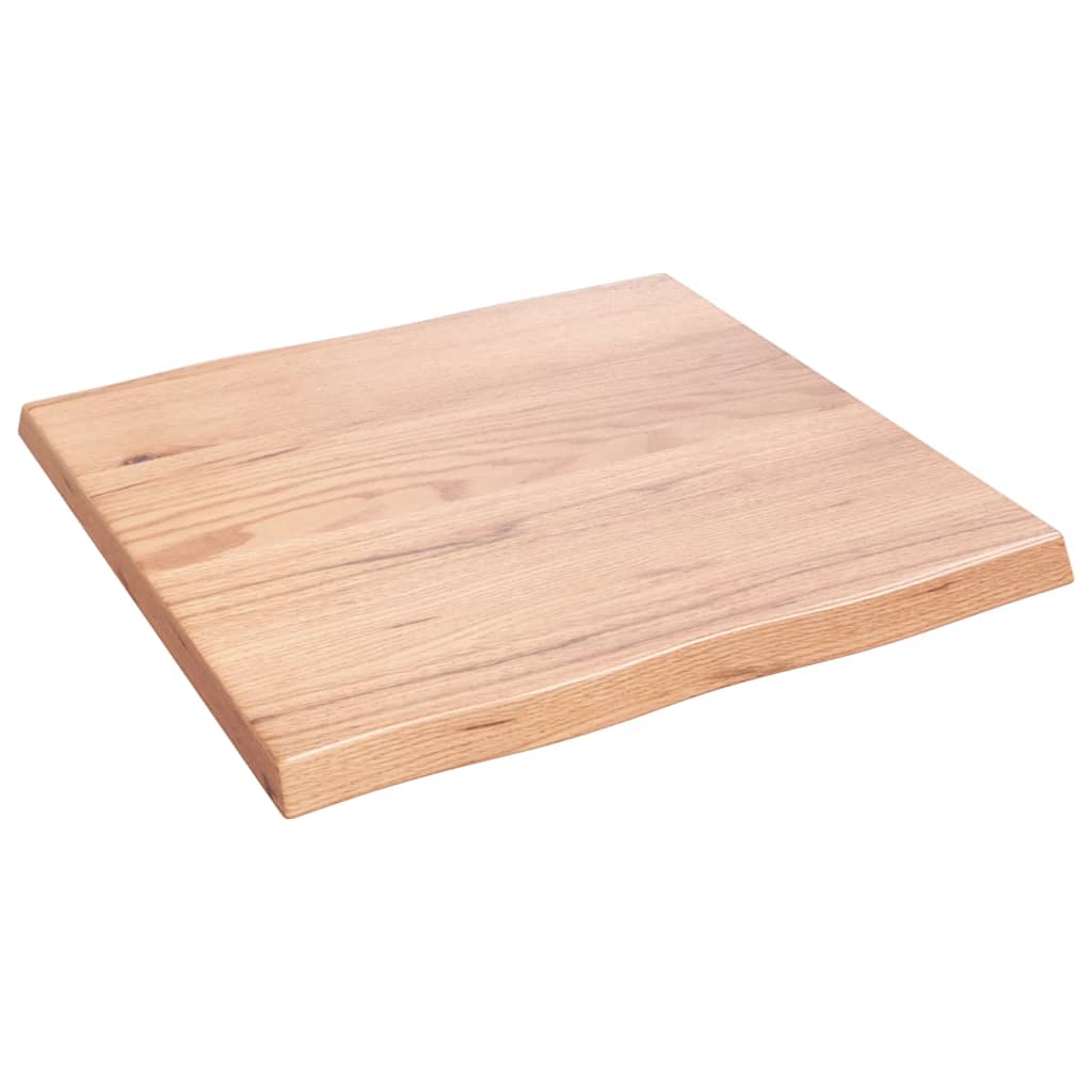 vidaXL Blat masă, 60x60x(2-4) cm, maro, lemn tratat contur organic