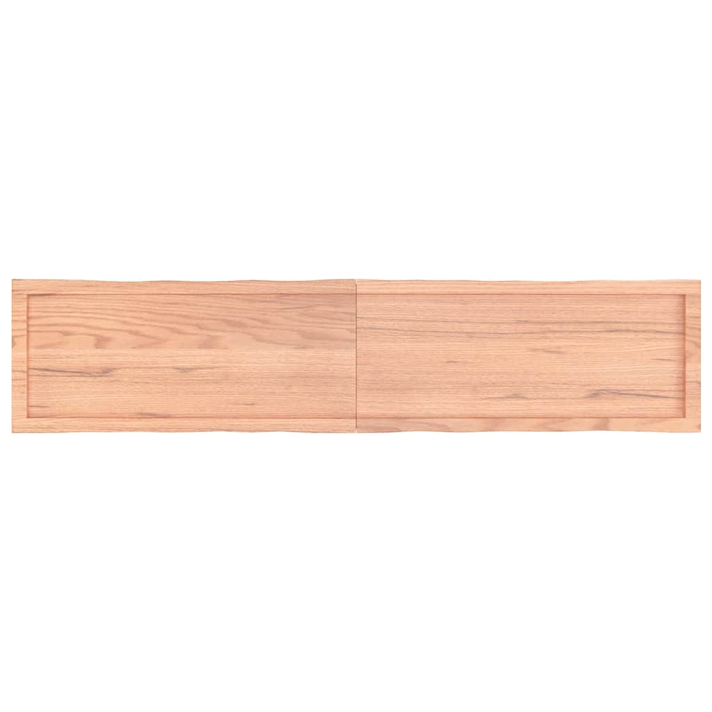 vidaXL Blat masă, 180x40x(2-6) cm, maro, lemn tratat contur organic vidaXL Blat masă, 180x40x(2-6) cm, maro, lemn tratat contur organic