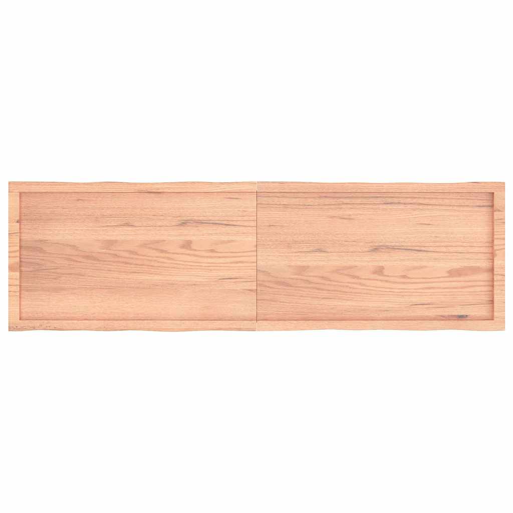 vidaXL Blat masă, 180x50x(2-6) cm, maro, lemn tratat contur organic vidaXL Blat masă, 180x50x(2-6) cm, maro, lemn tratat contur organic