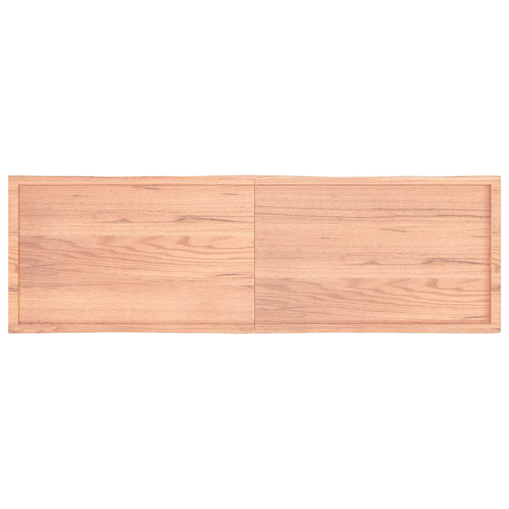 vidaXL Blat masă, 200x60x(2-4) cm, maro, lemn tratat contur organic