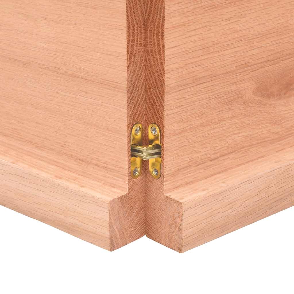 vidaXL Blat masă, 200x60x(2-4) cm, maro, lemn tratat contur organic