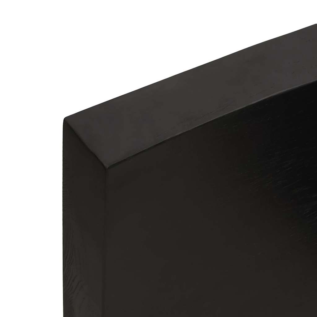vidaXL Blat masă, 180x50x6 cm, gri, lemn stejar tratat contur organic vidaXL Blat masă, 180x50x6 cm, gri, lemn stejar tratat contur organic