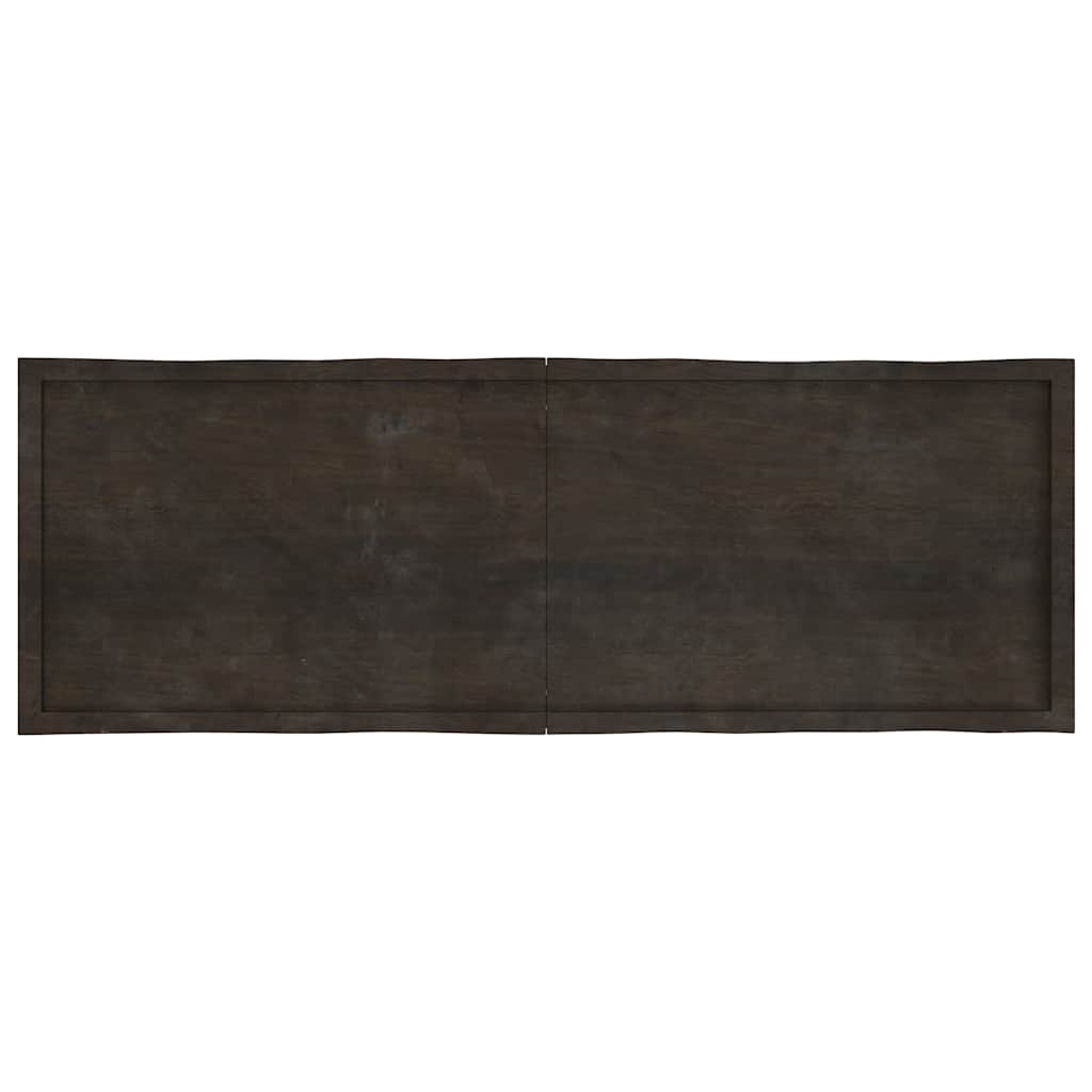 vidaXL Blat masă, 180x60x4 cm, gri, lemn stejar tratat contur organic vidaXL Blat masă, 180x60x4 cm, gri, lemn stejar tratat contur organic