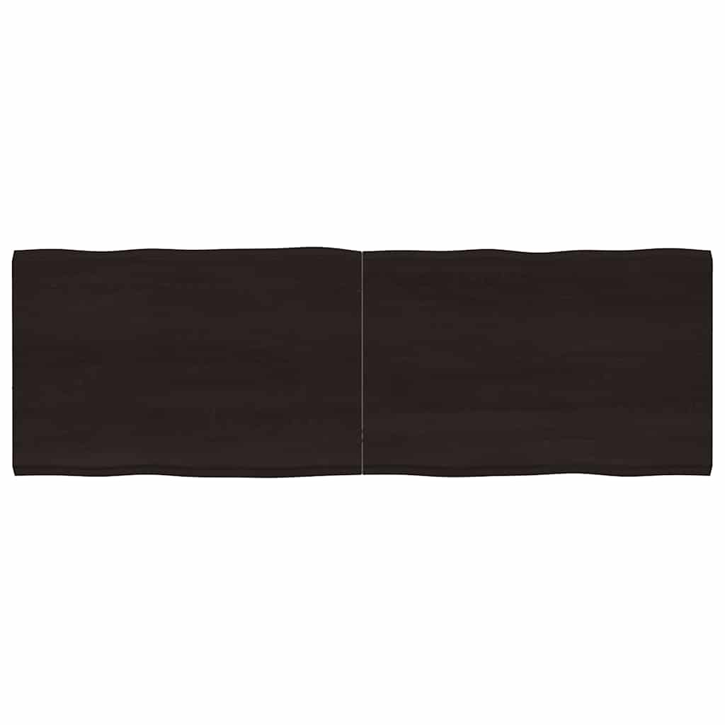 vidaXL Blat masă, 180x60x4 cm, gri, lemn stejar tratat contur organic vidaXL Blat masă, 180x60x4 cm, gri, lemn stejar tratat contur organic