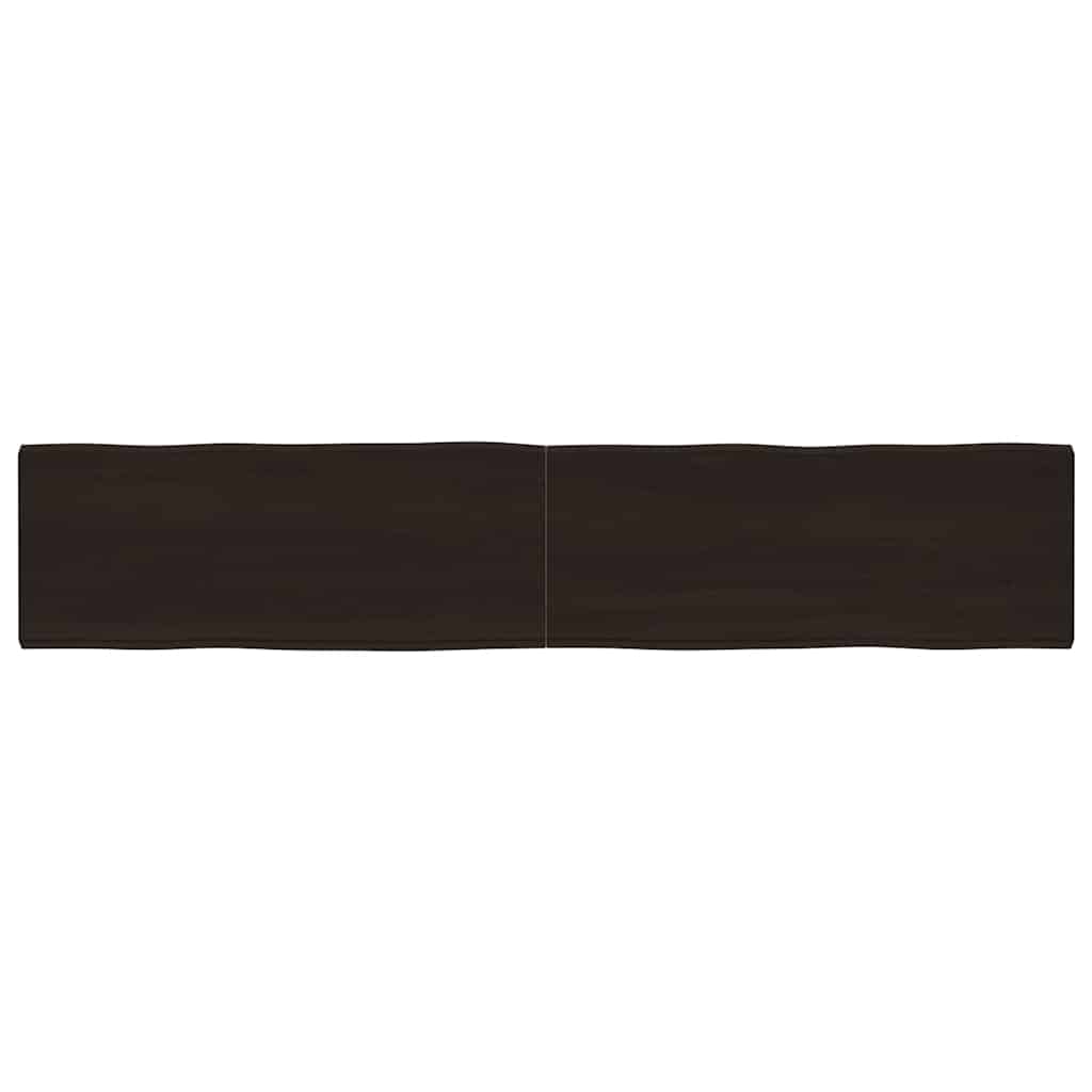 vidaXL Blat masă, 200x40x6 cm, gri, lemn stejar tratat contur organic vidaXL Blat masă, 200x40x6 cm, gri, lemn stejar tratat contur organic