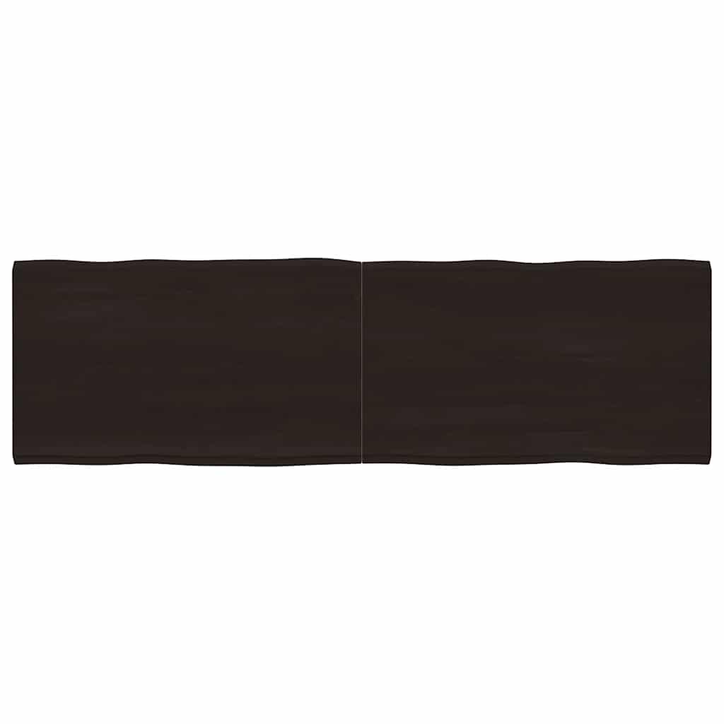 vidaXL Blat masă, 200x60x6 cm, gri, lemn stejar tratat contur organic vidaXL Blat masă, 200x60x6 cm, gri, lemn stejar tratat contur organic