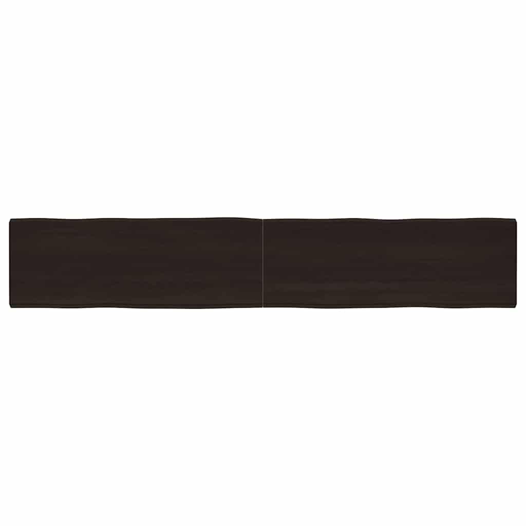 vidaXL Blat masă, 220x40x4 cm, gri, lemn stejar tratat contur organic vidaXL Blat masă, 220x40x4 cm, gri, lemn stejar tratat contur organic