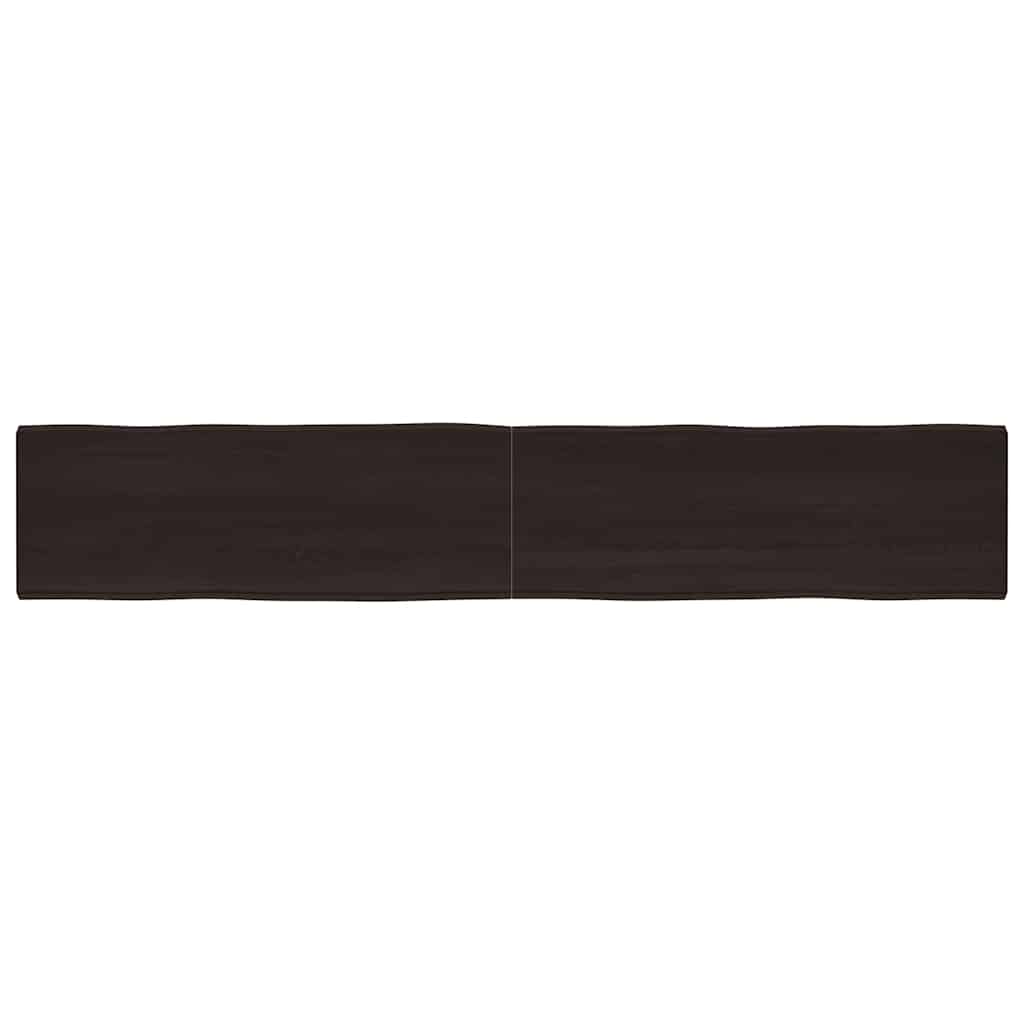 vidaXL Blat masă, 220x40x6 cm, gri, lemn stejar tratat contur organic vidaXL Blat masă, 220x40x6 cm, gri, lemn stejar tratat contur organic
