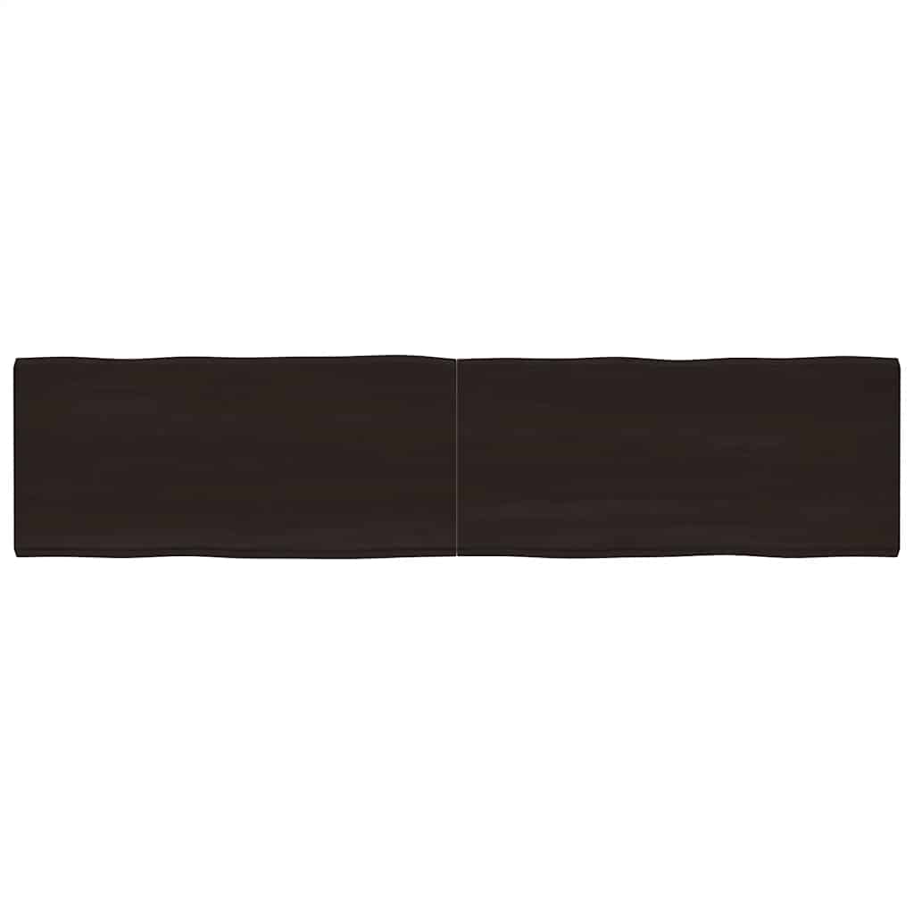 vidaXL Blat masă, 220x50x4 cm, gri, lemn stejar tratat contur organic vidaXL Blat masă, 220x50x4 cm, gri, lemn stejar tratat contur organic