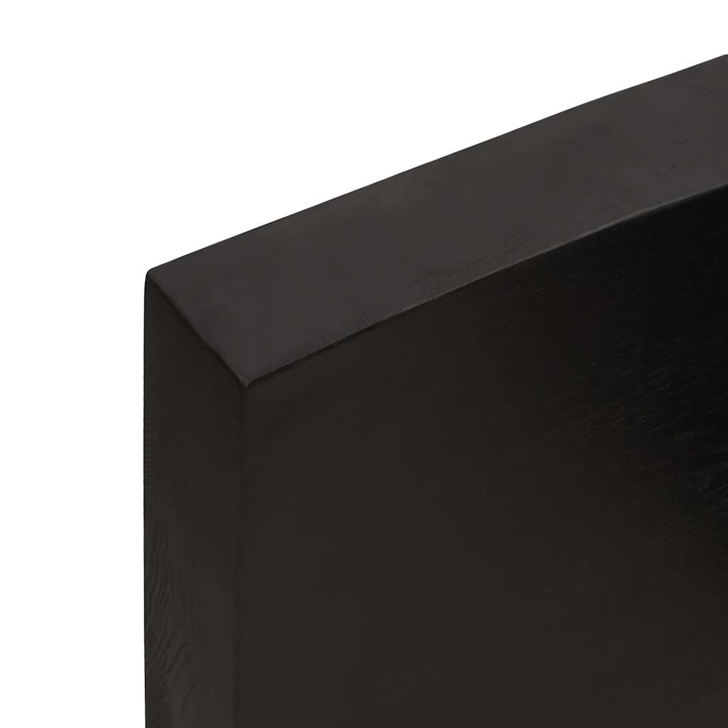 vidaXL Blat masă, 220x50x6 cm, gri, lemn stejar tratat contur organic vidaXL Blat masă, 220x50x6 cm, gri, lemn stejar tratat contur organic