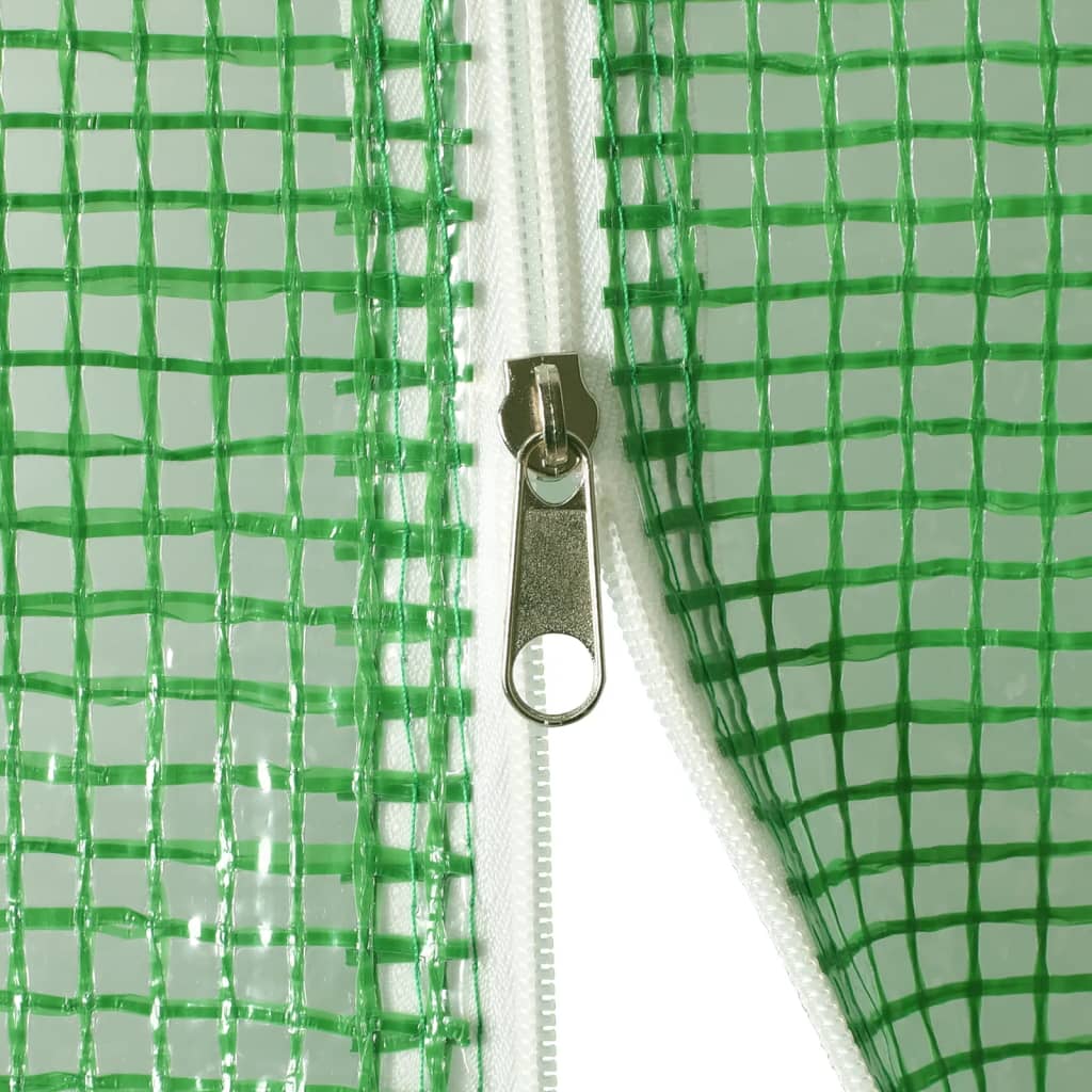 vidaXL Seră cu un cadru din oțel, verde, 4 m², 2x2x2 m vidaXL Seră cu un cadru din oțel, verde, 4 m², 2x2x2 m