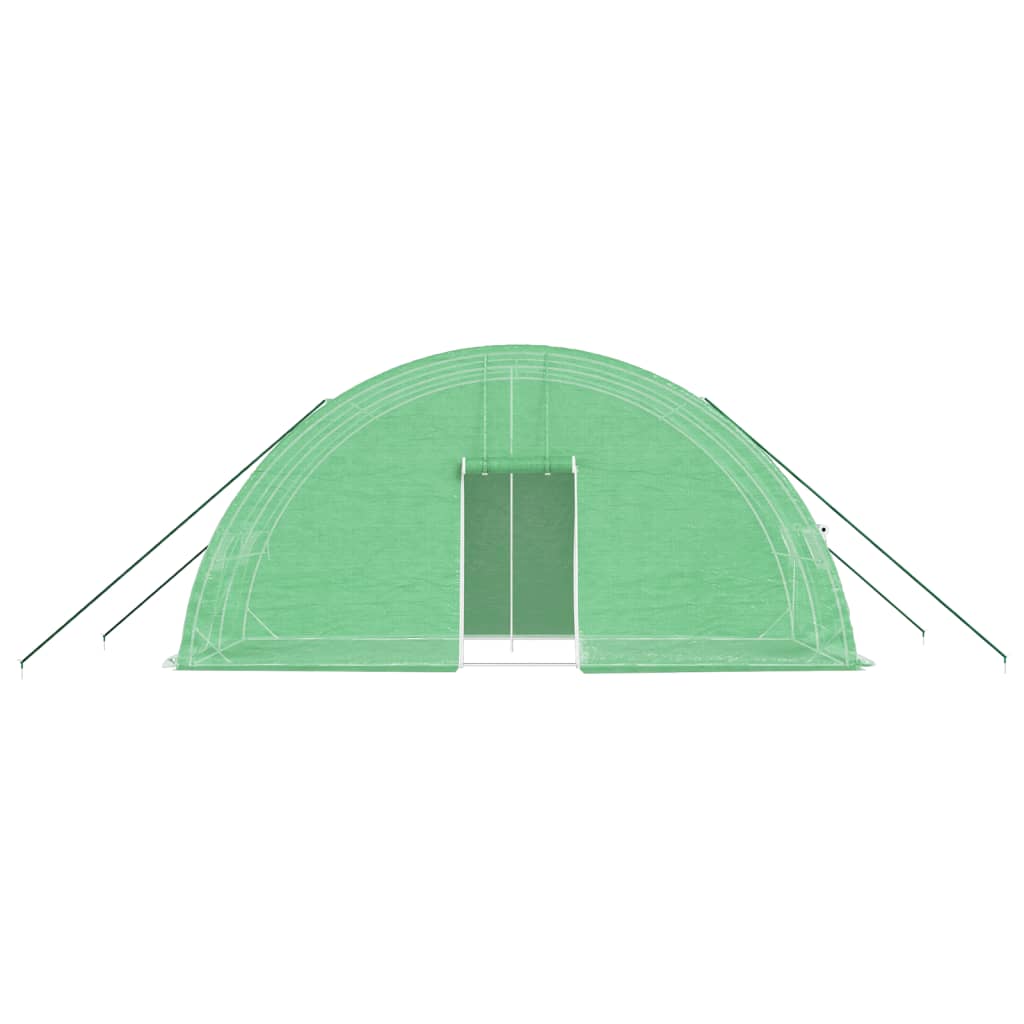 vidaXL Seră cu cadru din oțel, verde, 12 m², 6x2x2,85 m vidaXL Seră cu cadru din oțel, verde, 12 m², 6x2x2,85 m