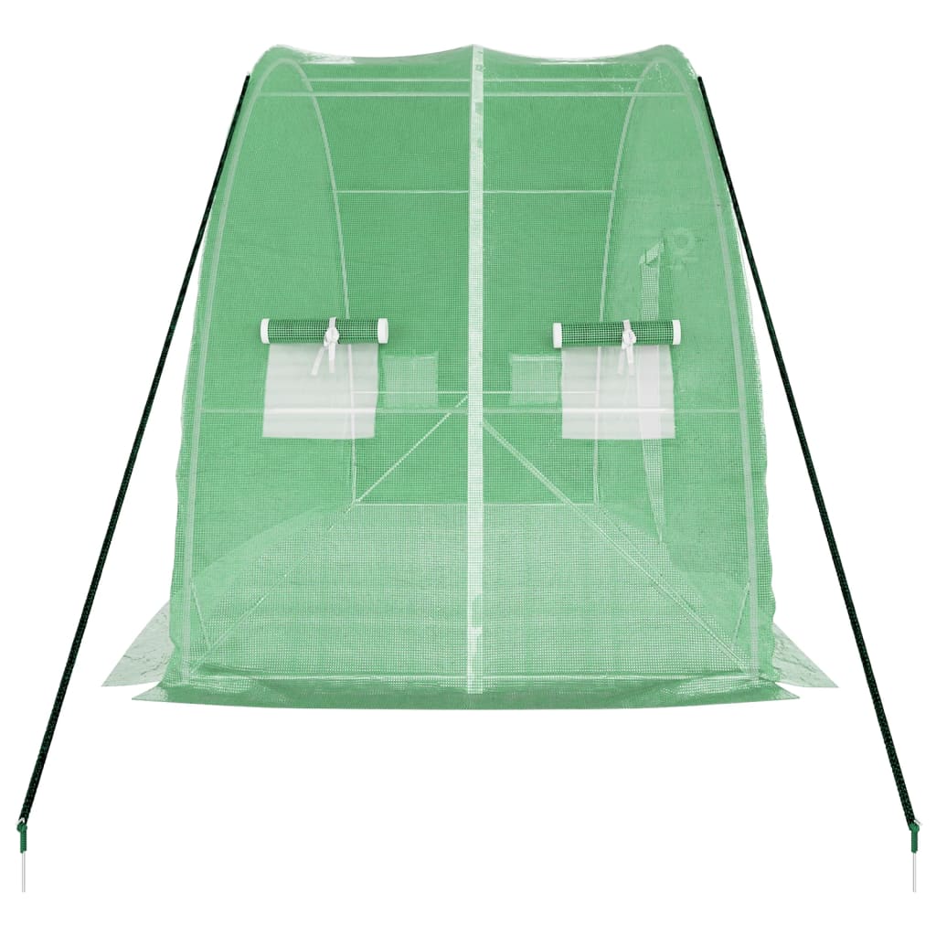 vidaXL Seră cu cadru din oțel, verde, 12 m², 6x2x2,85 m vidaXL Seră cu cadru din oțel, verde, 12 m², 6x2x2,85 m