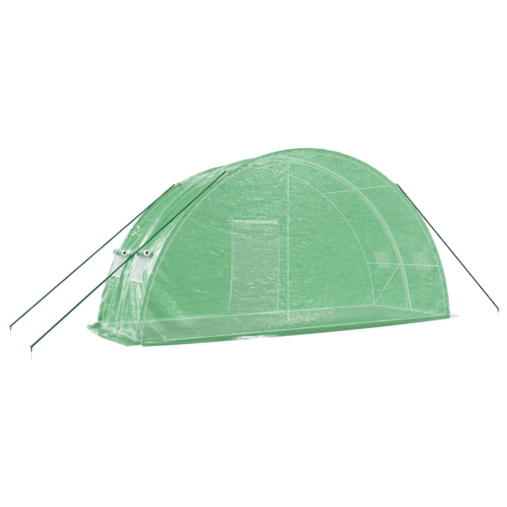 vidaXL Seră cu cadru din oțel, verde, 12 m², 6x2x2,85 m vidaXL Seră cu cadru din oțel, verde, 12 m², 6x2x2,85 m