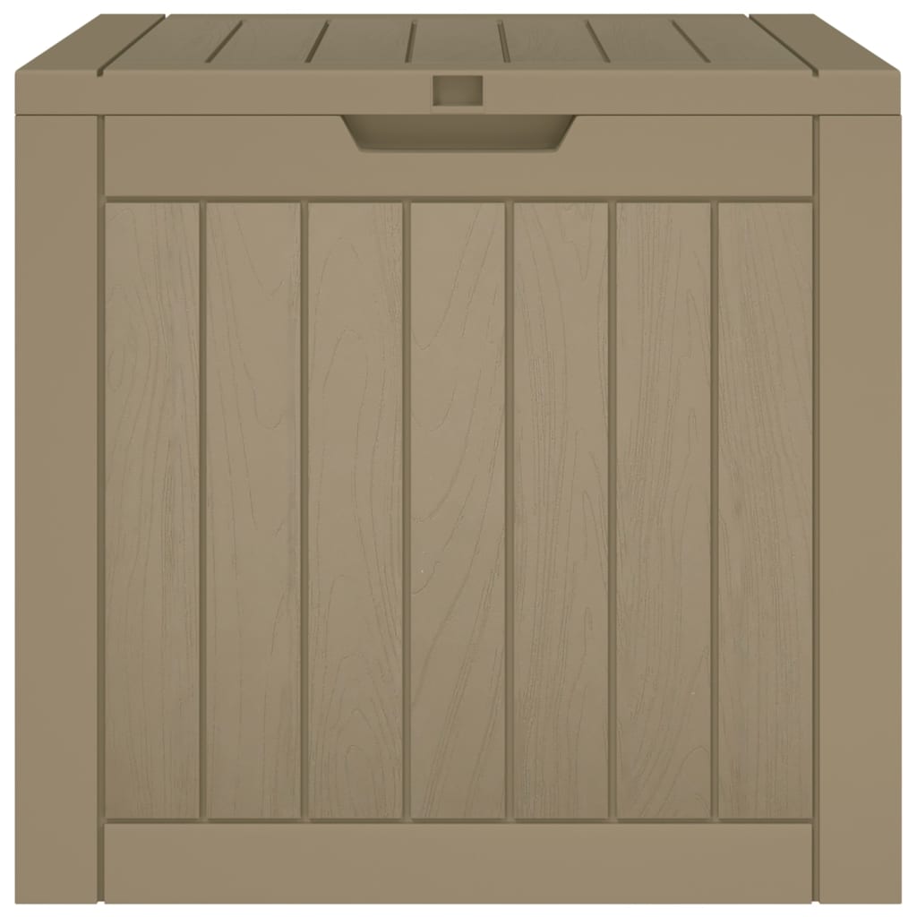 vidaXL Ladă depozitare de grădină, gri, 55,5x43x53 cm, polipropilenă vidaXL Ladă depozitare de grădină, gri, 55,5x43x53 cm, polipropilenă