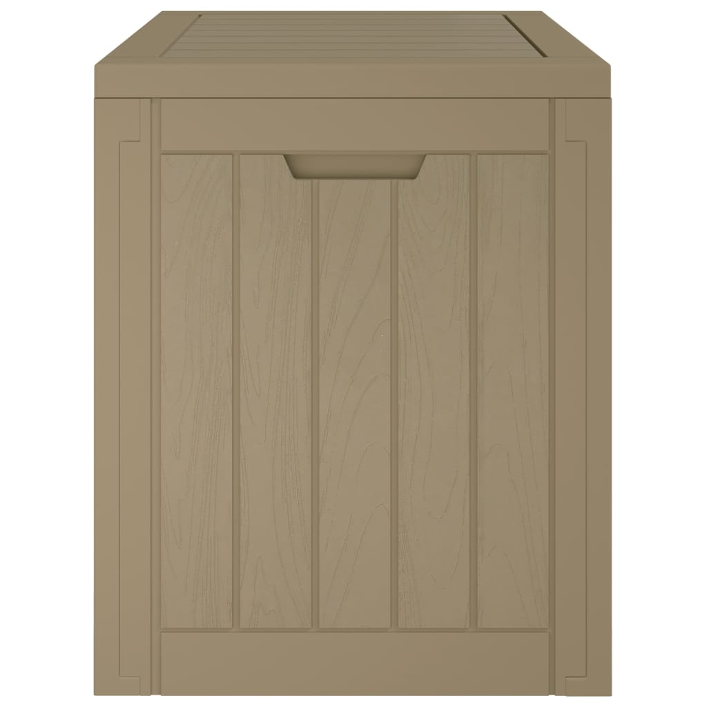 vidaXL Ladă depozitare de grădină, gri, 55,5x43x53 cm, polipropilenă vidaXL Ladă depozitare de grădină, gri, 55,5x43x53 cm, polipropilenă