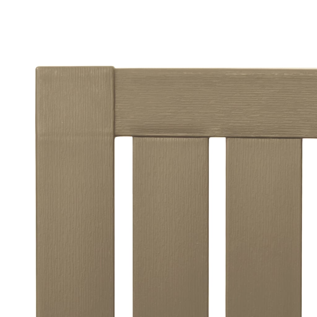 vidaXL Scaun Adirondack de grădină, maro deschis, polipropilenă vidaXL Scaun Adirondack de grădină, maro deschis, polipropilenă
