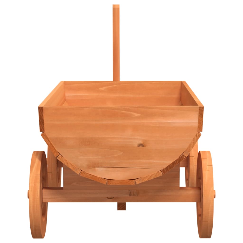 vidaXL Căruță decorativă, 70x43x54 cm, lemn masiv de brad vidaXL Căruță decorativă, 70x43x54 cm, lemn masiv de brad