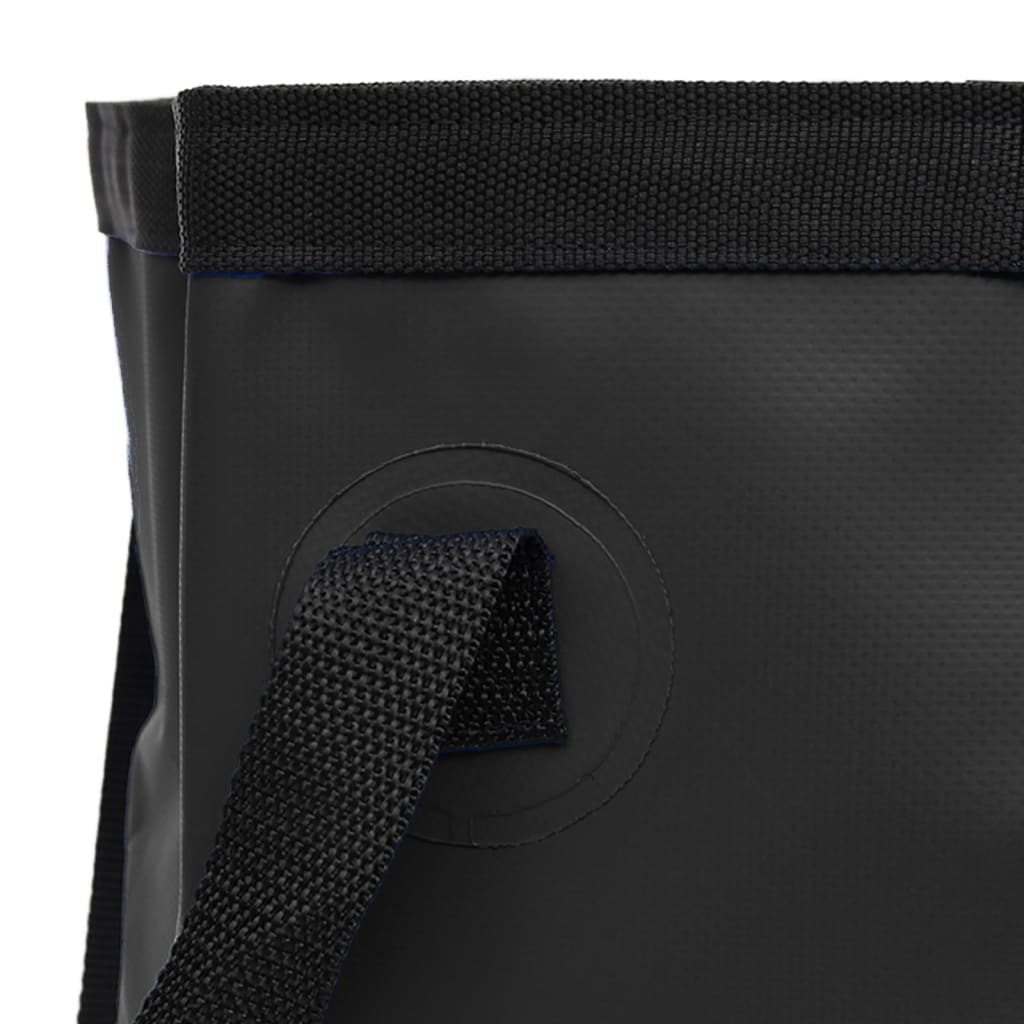 vidaXL Găleți pliabile, 2 buc., negru, 30 L, PVC vidaXL Găleți pliabile, 2 buc., negru, 30 L, PVC