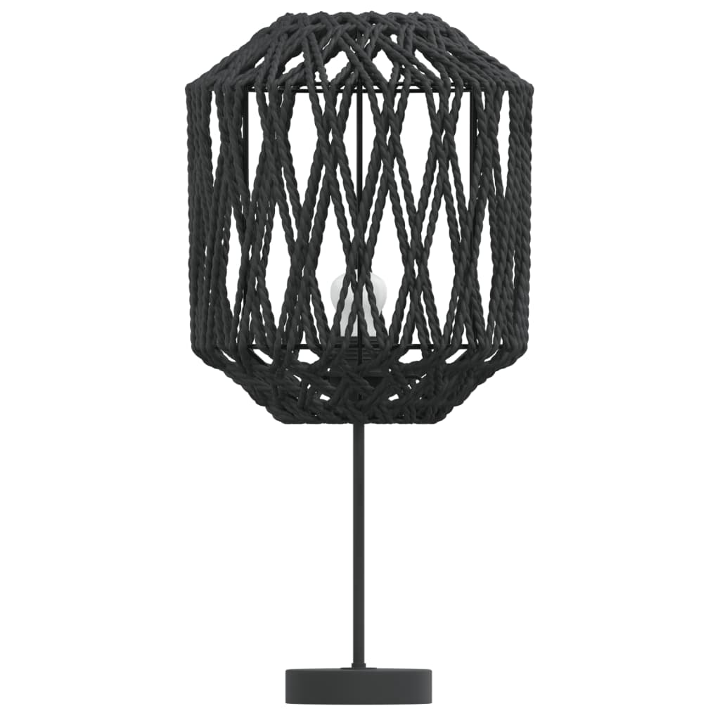 vidaXL Abajur de veioză, negru, Ø23x28 cm, fier și hârtie vidaXL Abajur de veioză, negru, Ø23x28 cm, fier și hârtie