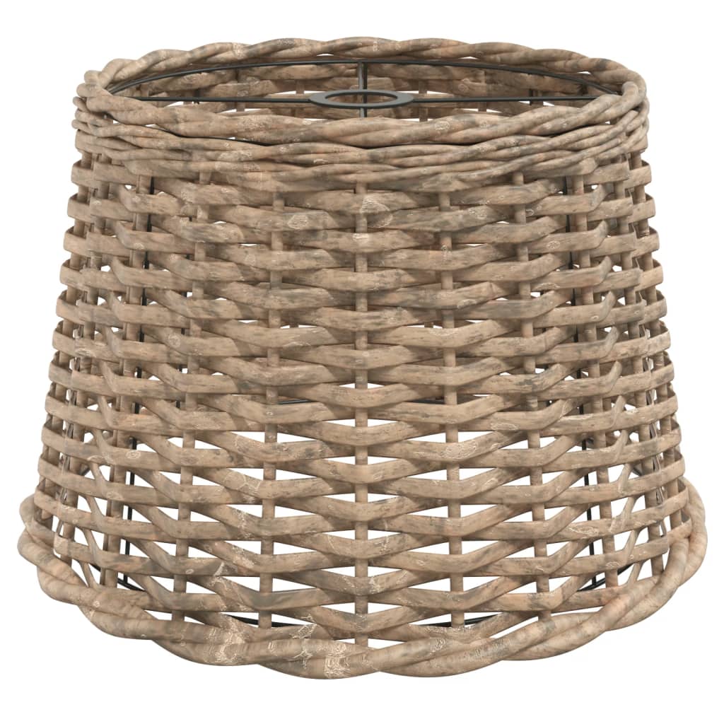 vidaXL Abajur lustră, maro, Ø40x26 cm, răchită vidaXL Abajur lustră, maro, Ø40x26 cm, răchită