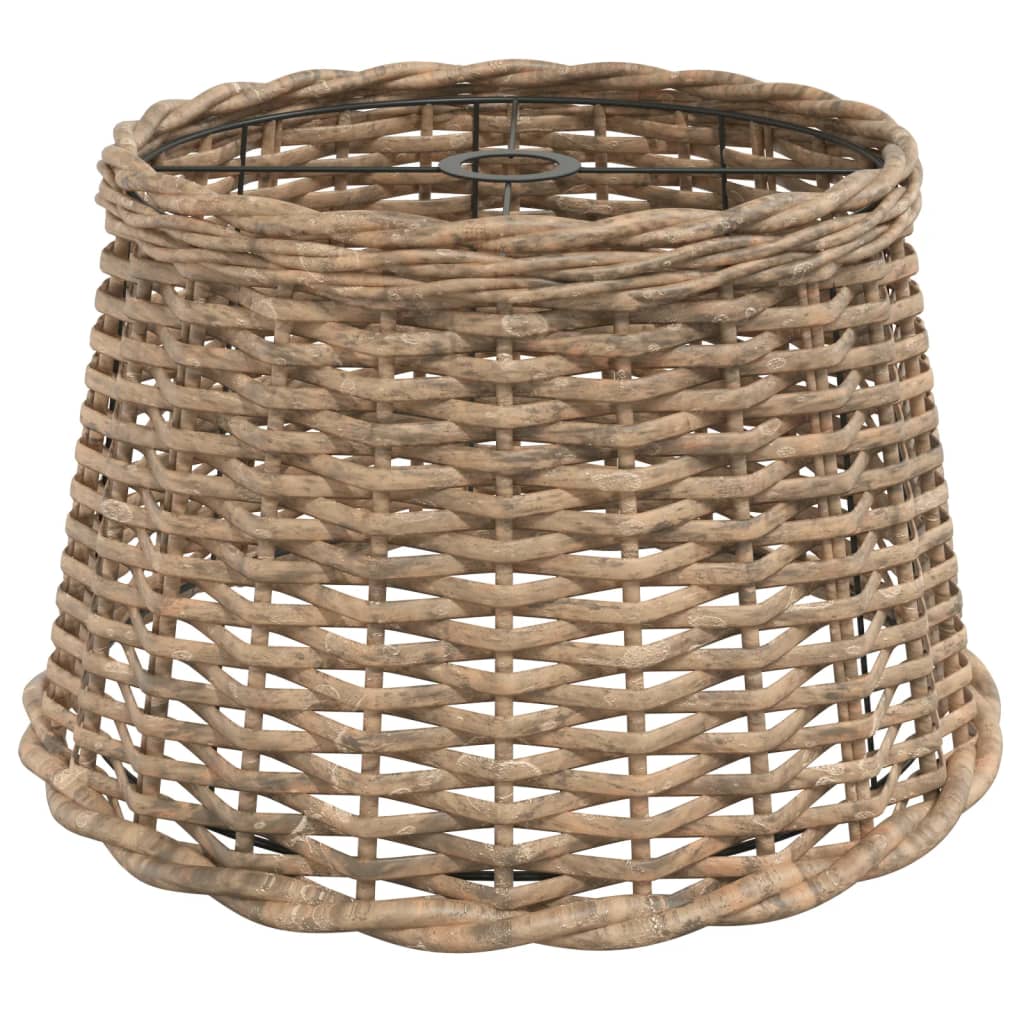 vidaXL Abajur lustră, maro, Ø45x28 cm, răchită vidaXL Abajur lustră, maro, Ø45x28 cm, răchită