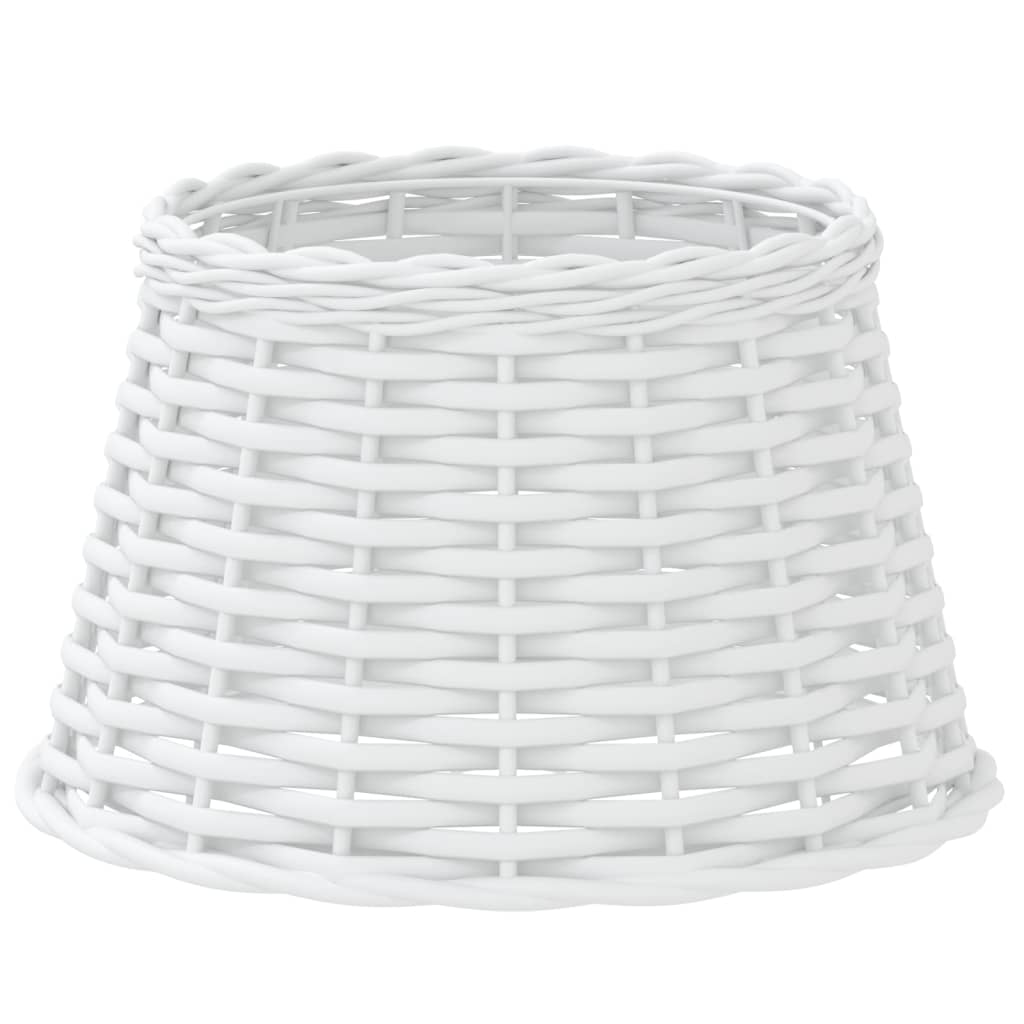 vidaXL Abajur veioză, alb, Ø38x23 cm, răchită vidaXL Abajur veioză, alb, Ø38x23 cm, răchită